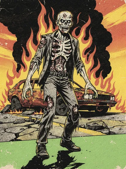 Zombie monster shirt